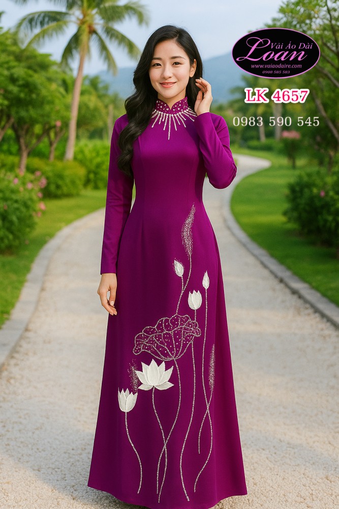 Shop vải áo dài cao cấp Loan