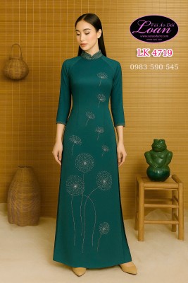 Áo dài kết hoa bồ công anh-ADK2601