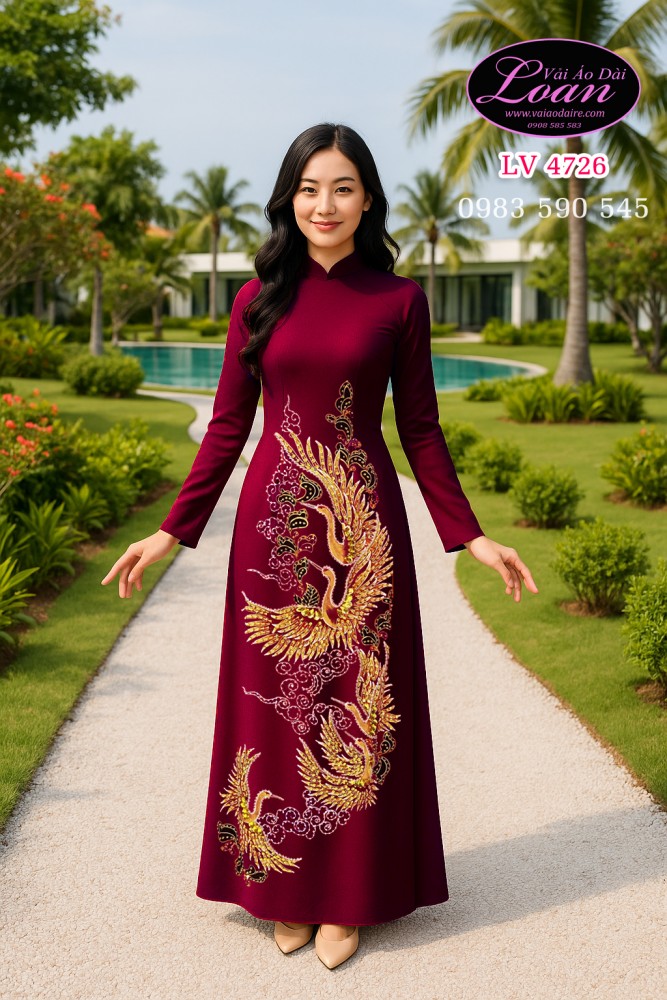 Shop vải áo dài cao cấp Loan